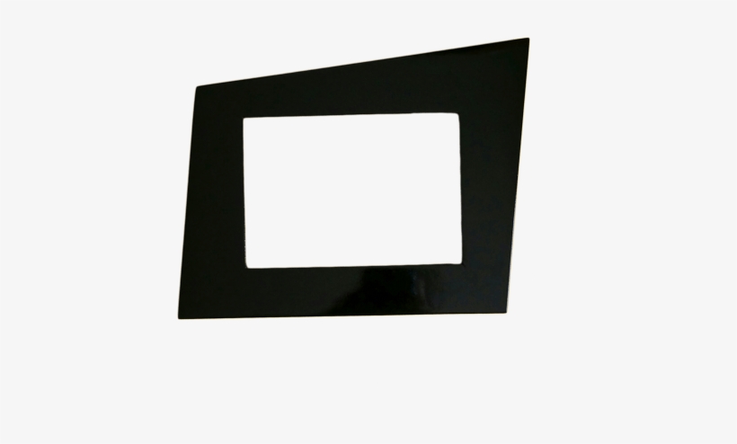 Black Trapezoid Picture Frame - Picture Frame, transparent png download