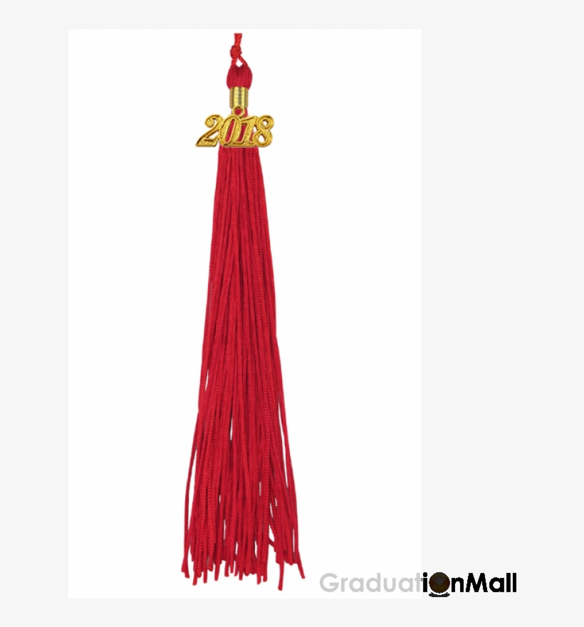 Red Cheap Graduation Tassel - Ariro Graduation Tassels With Gold Year Charm (red), transparent png download