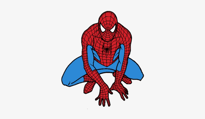 Spiderman Clipart Black And White - Spiderman Clipart, transparent png download