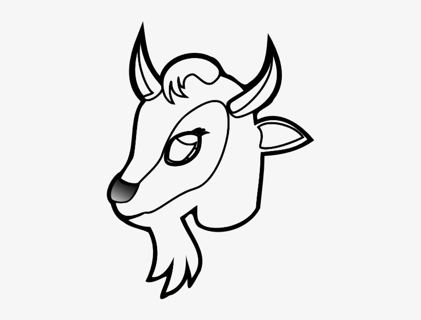 Goat Face Clipart Color 2 - Cau Lac Bo Bong Da, transparent png download