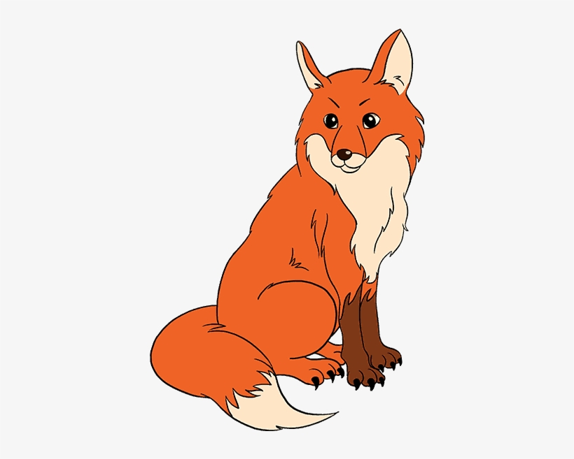 Jpg Transparent How To Draw A In Few Easy - Fox Draw, transparent png download