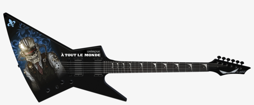 Dean Guitars Image - Dean Zero Dave Mustaine Vic Rattlehead Guitar, transparent png download