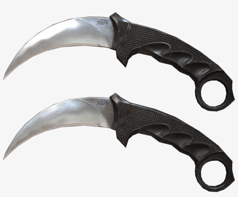 Dual Karambit 2 - Crossfire, transparent png download