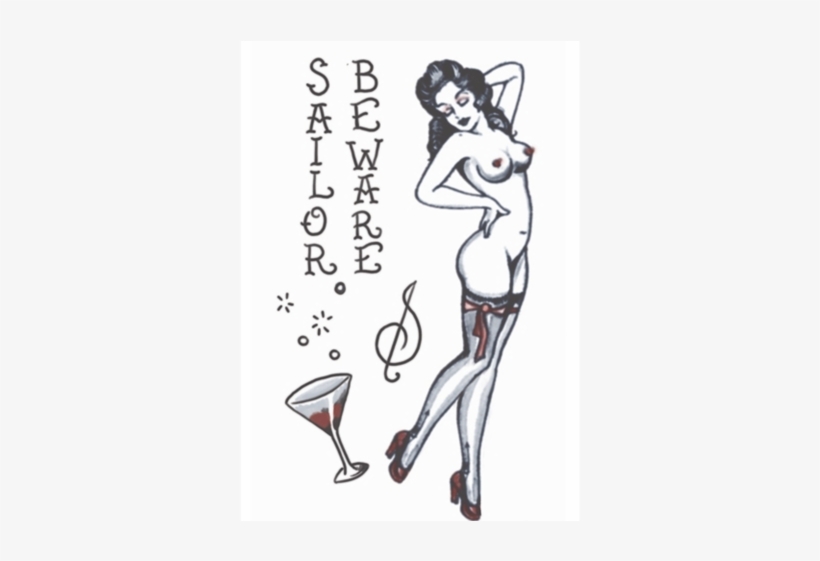 Tattoos- Pin Up - Pin Up Girl Tattoos 1940, transparent png download
