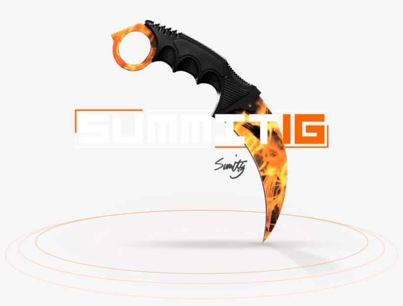 Summit1g Karambit, transparent png download