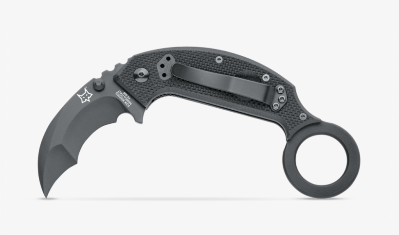 Fox Chiroptera Karambit Folding Knife Price Reviews - Karambit, transparent png download