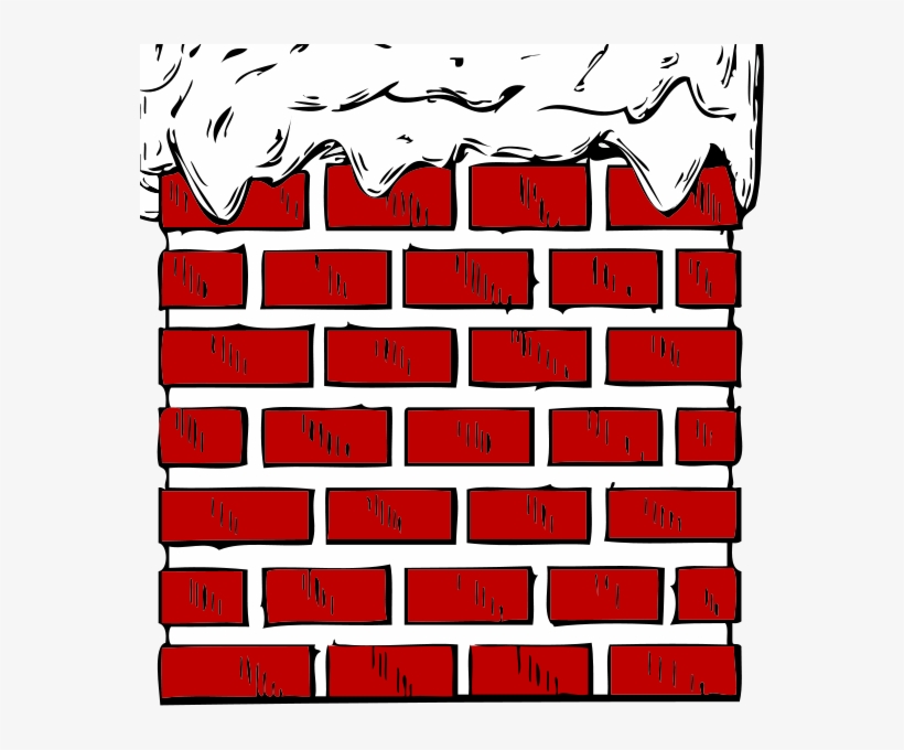 Chimney With Snow Clipart Png, transparent png download