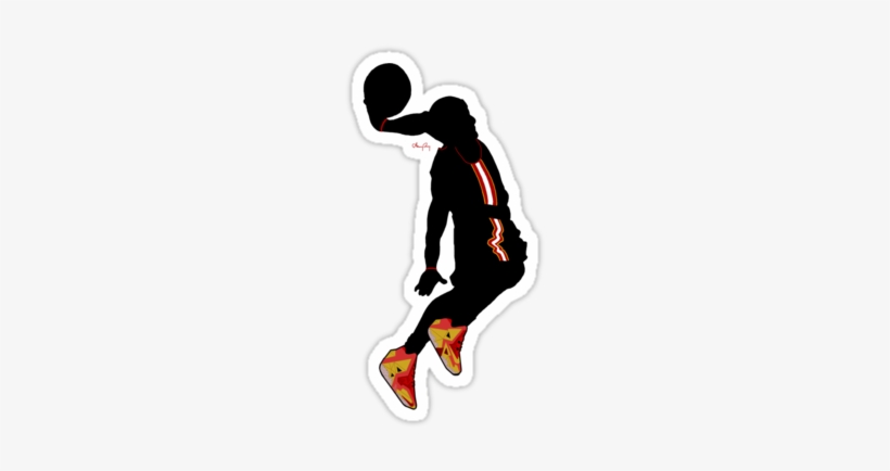 Lebron James Dunk Png Download " - Shirt, transparent png download
