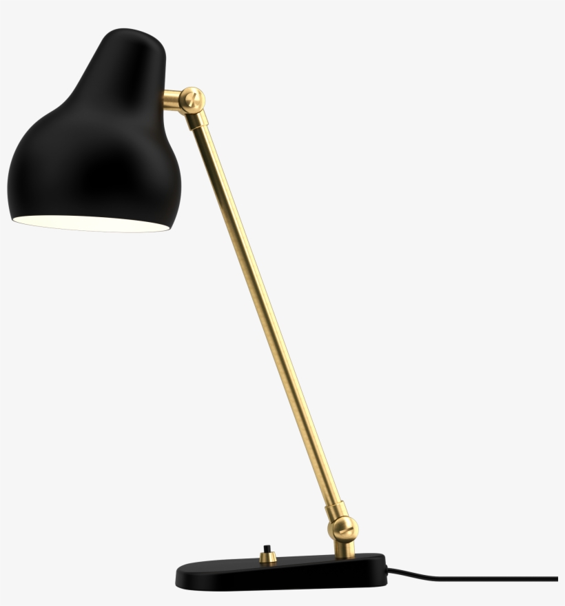 Vl38 Table Lamp Black Wire - Louis Poulsen Bordlampe, transparent png download
