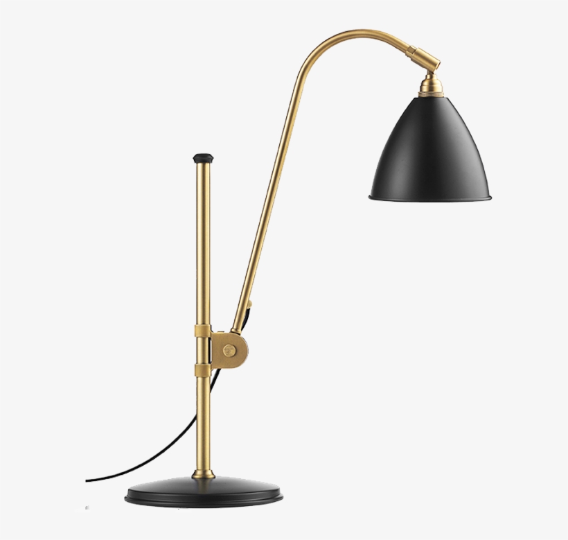 Bl1 Table Lamp With Charcoal Black/brass - Bestlite Bl1 Table Lamp, transparent png download