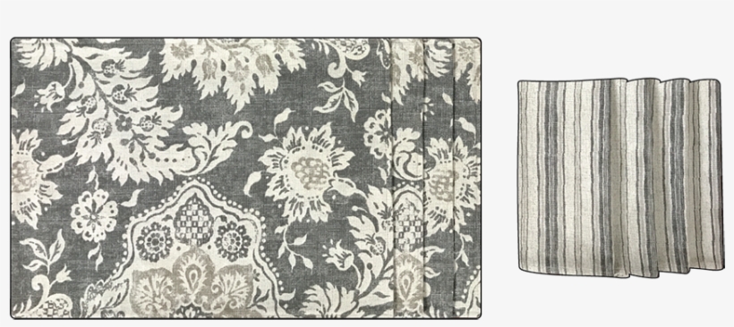 Medley In Gray & Black Placemat & Napkin Set, transparent png download