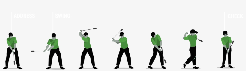 Golf Swing Png Clipart Freeuse - Golf Swing Silhouette, transparent png download