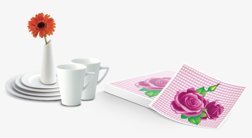 Table Napkin Printed - Petal, transparent png download