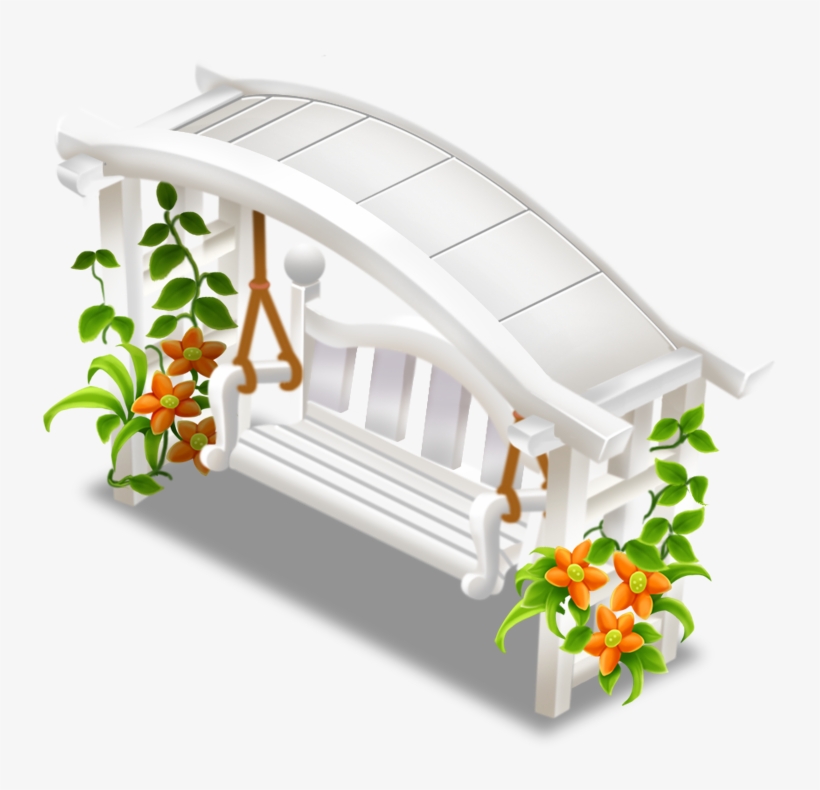 Garden Swing - Hay Day Garden Swing, transparent png download