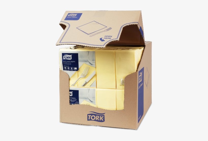 Tork Soft Champagne Lunch Napkin 1/8 Folded - Napkin, transparent png download