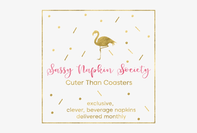 Sassy Napkin Sq Web - Society, transparent png download