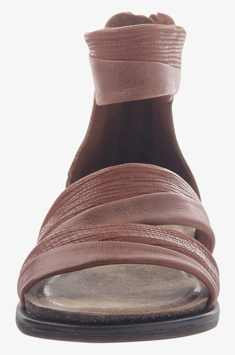 Womens Flat Sandals Souvenir In Sangria Front View - Chelsea Boot, transparent png download