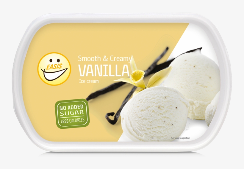 Vanilla Ice Cream - Easis Vaniljeis, transparent png download