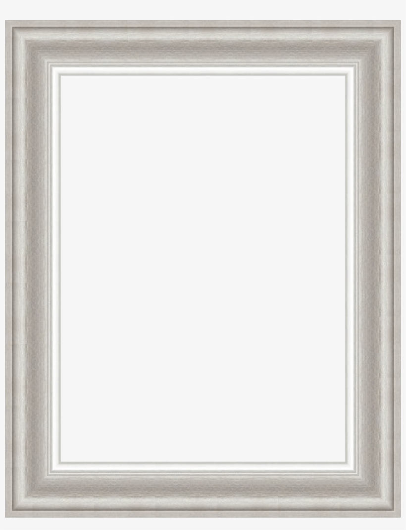 Brushed Silver Gunmetal - Line Border For Project, transparent png download