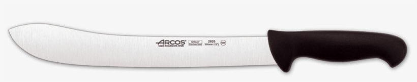 Arcos 12-inch 300 Mm 2900 Range Curved Butcher Knife,, transparent png download