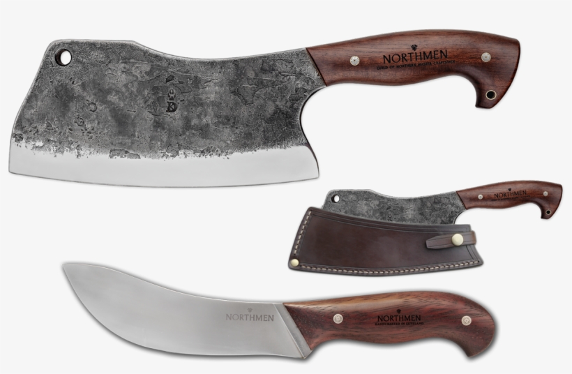 Butchers Set Detailed - Heavy Cleaver Knife, transparent png download