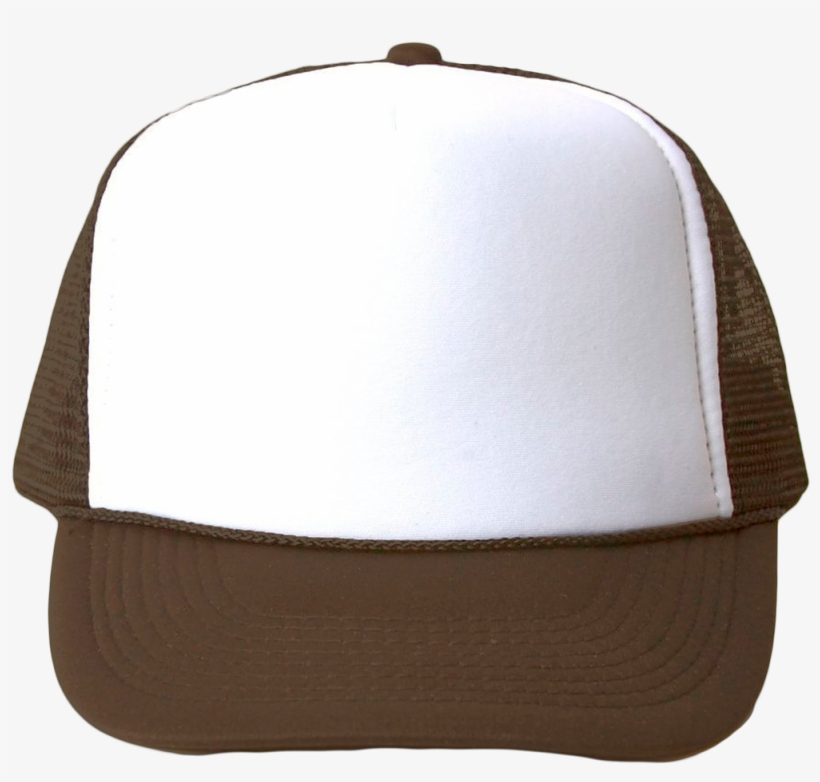 Blank Trucker Hat Brown - Brown Trucker Hat Blank, transparent png download