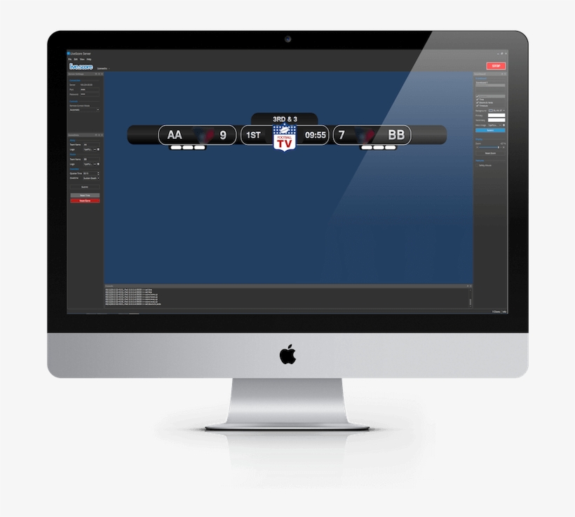 Sports Scoreboards For Broadcasting And Television - Auto Service, transparent png download