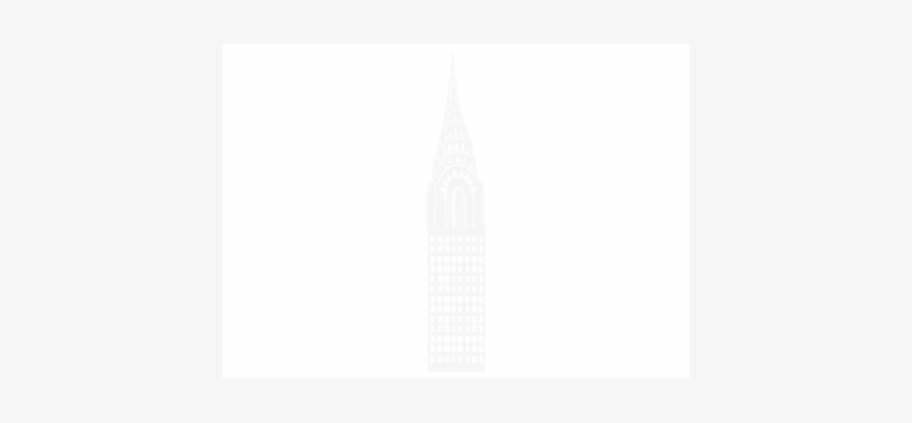 New York Chrysler Building Silhouette, transparent png download