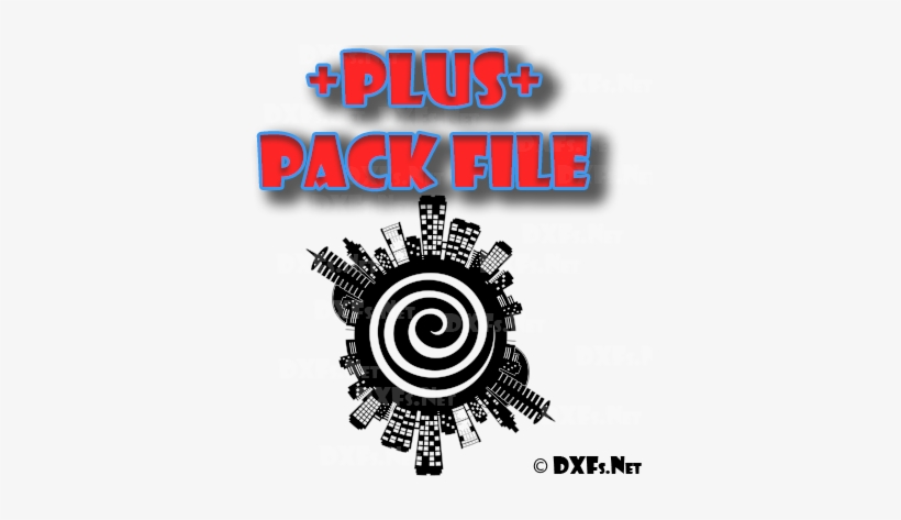 Dxf266-p City Building Silhouette Circular Swirl Modern - Half Circle Design Cnc, transparent png download