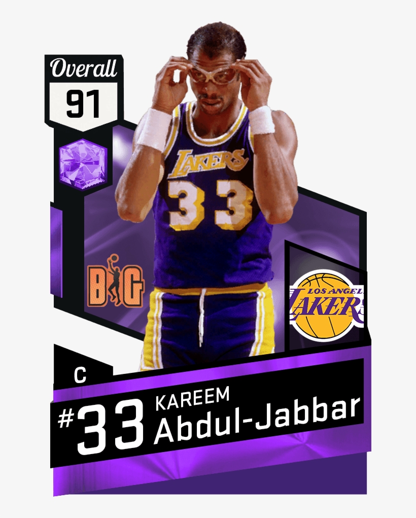 Kareem Adbul-jabbar - Kevin Martin 2k17, transparent png download