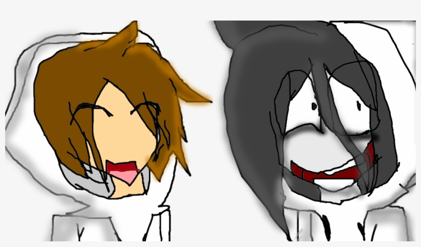 Drawn Jeff The Killer Sane - Jeff The Killer, transparent png download