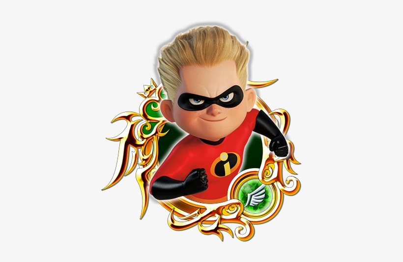 Incredibles 2 A Superhero With The Ability To Move - Kingdom Hearts Union X Incredibles, transparent png download