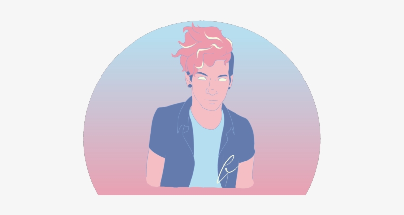 Did A Quick Lil Palette Drawing Of Josh Instead Of - Illustration, transparent png download