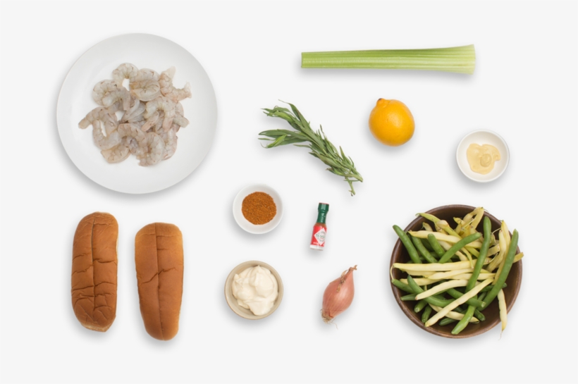 New England-style Shrimp Rolls With Grilled Green & - Natural Foods, transparent png download