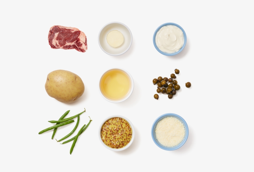 Seared Steaks & Peppercorn Sauce With Roasted Potatoes - Red Meat, transparent png download