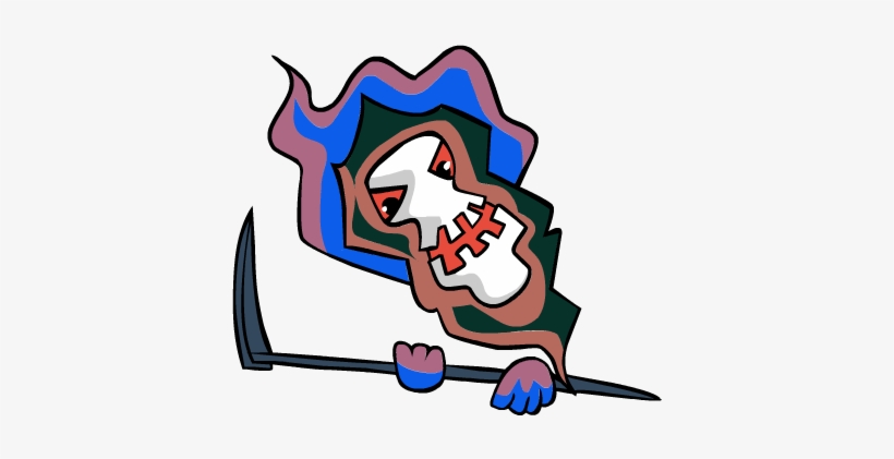 Creepy Grim Reaper Holding A Scythe At Happyteachers - Death, transparent png download