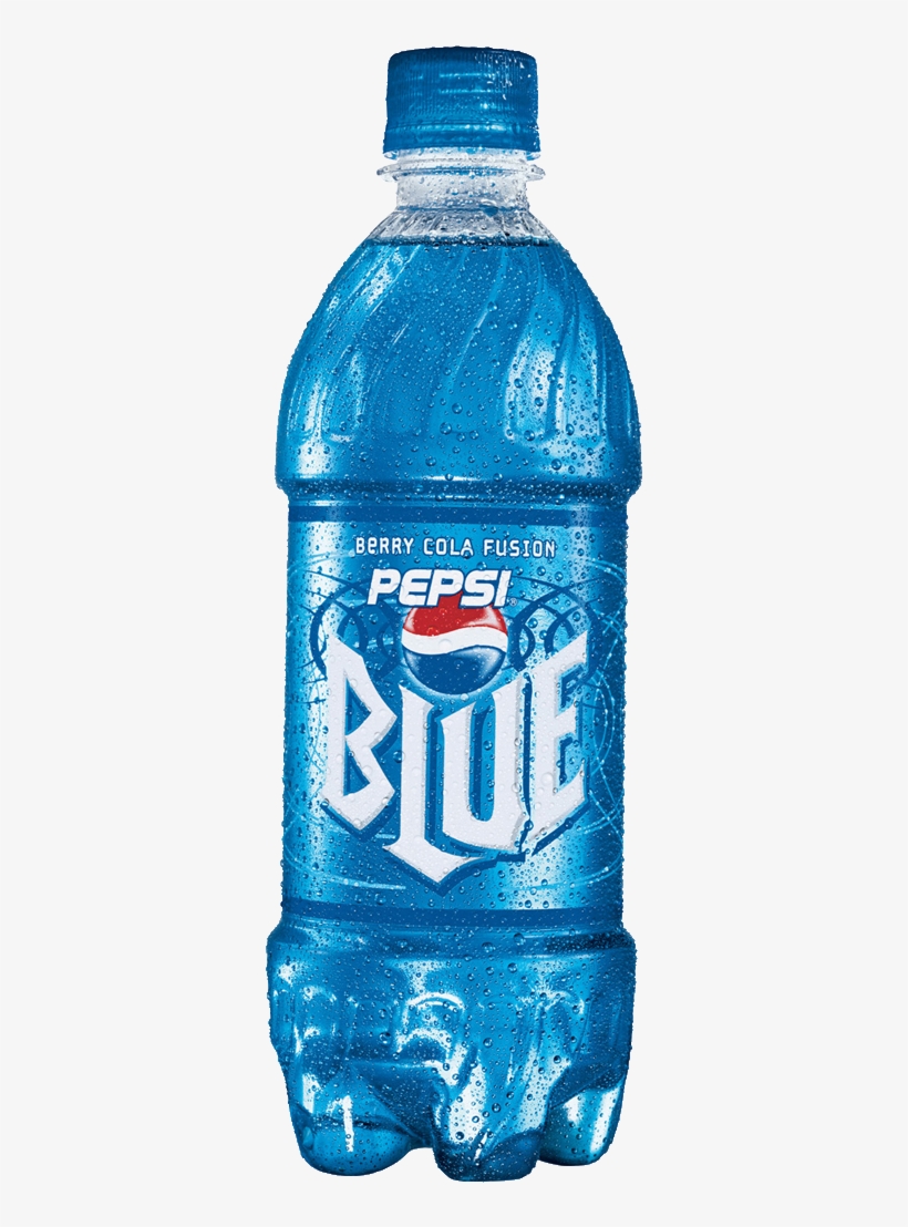 Pepsi Blue Original Bottle - Pepsi Blue, transparent png download