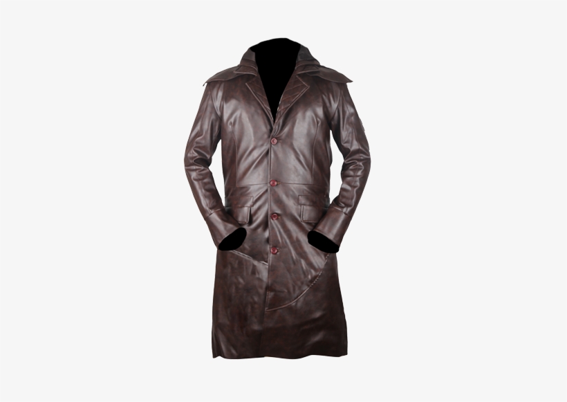 Assassins Creed Syndicate Brown Faux Leather Coat - Assassin's Creed Syndicate, transparent png download