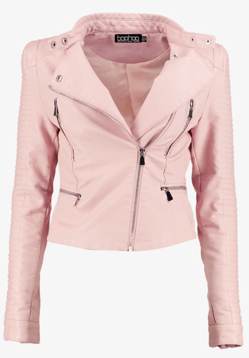 Bethia Premium Embroidered Studded Biker, £60 - Jacket, transparent png download