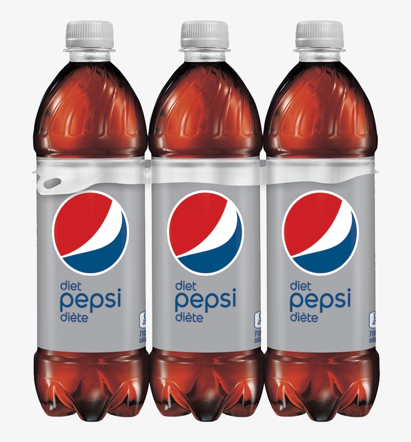 Diet Pepsi 6x710ml - Diet Pepsi Cola 24 Fl. Oz. Bottle, transparent png download