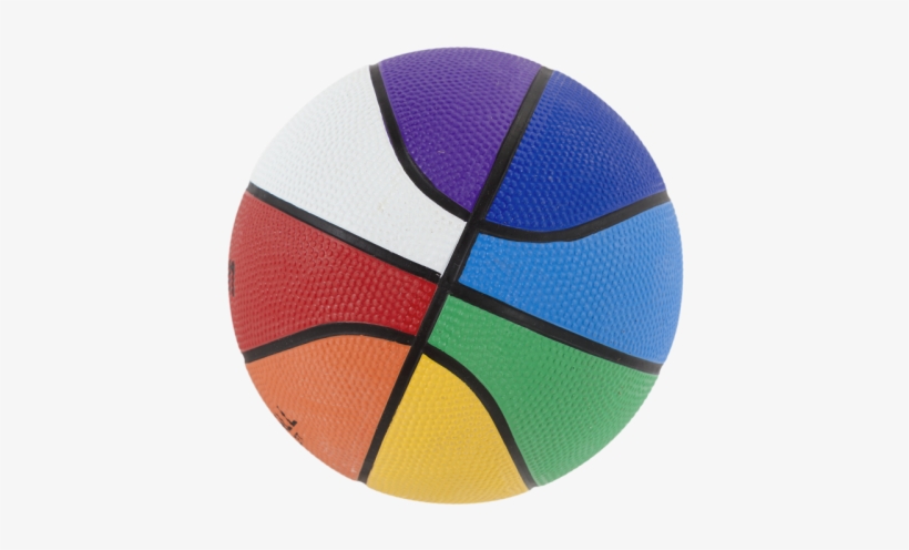 Basketball Nexan Rainbow, Size - Soccer Ball, transparent png download