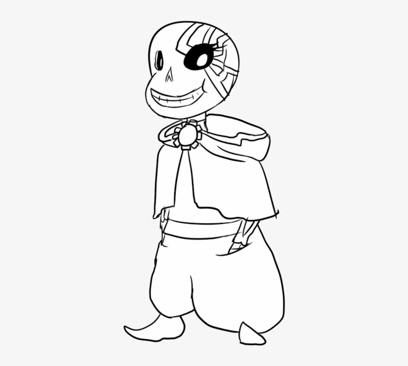 Golemtale Sans Now With Extra Eyelash Action - Sketch, transparent png download
