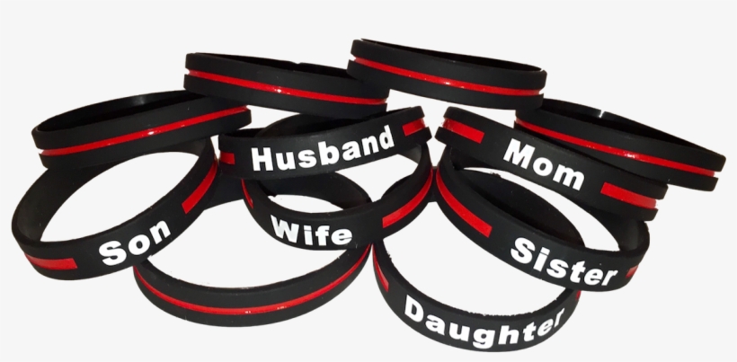 Thin Red Lines Float - Thin Red Line Firefighter Mom Bracelet, transparent png download