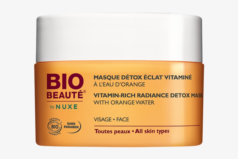 Detox Face Mask - Nuxe Bio Beaute Vitamin Rich Detox Mask 50ml, transparent png download