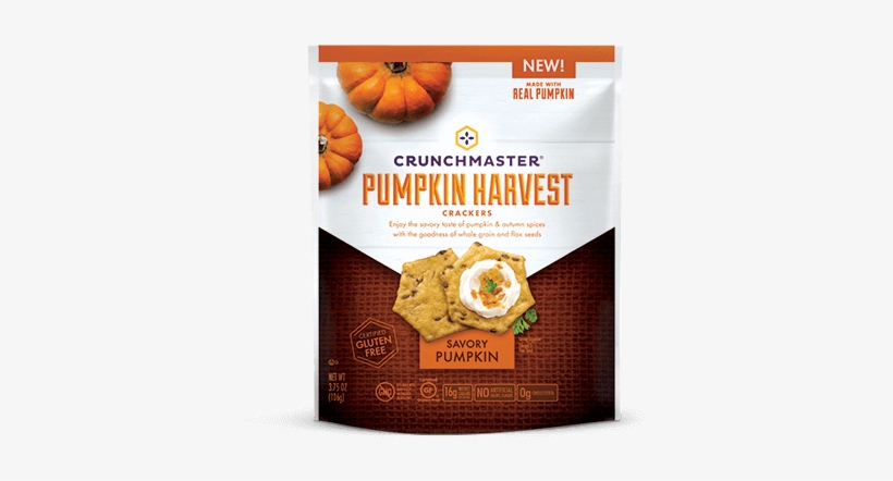 Crunchmaster Pumpkin Harvest Crackers, transparent png download