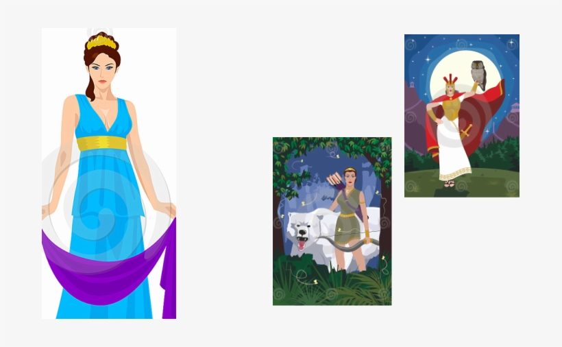 Gods And Goddesses Of Greek Png, transparent png download