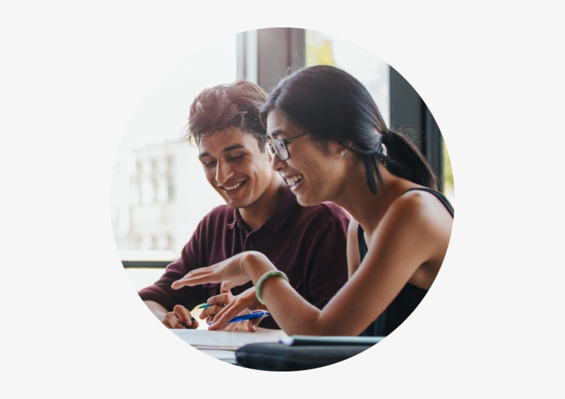 College Students Studying Together - Sat Prep Made Easy By A Real Sat Testing Expert: Ultimate, transparent png download