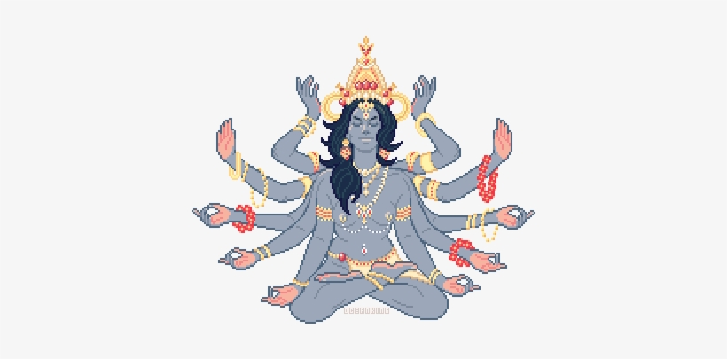“ Kali, Hindu Goddess Of Time, Change, And Destruction - Illustration, transparent png download