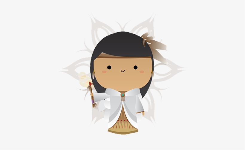 Wohpe Lakota Goddess Of Peace By Who Runs The World - Cartoon, transparent png download