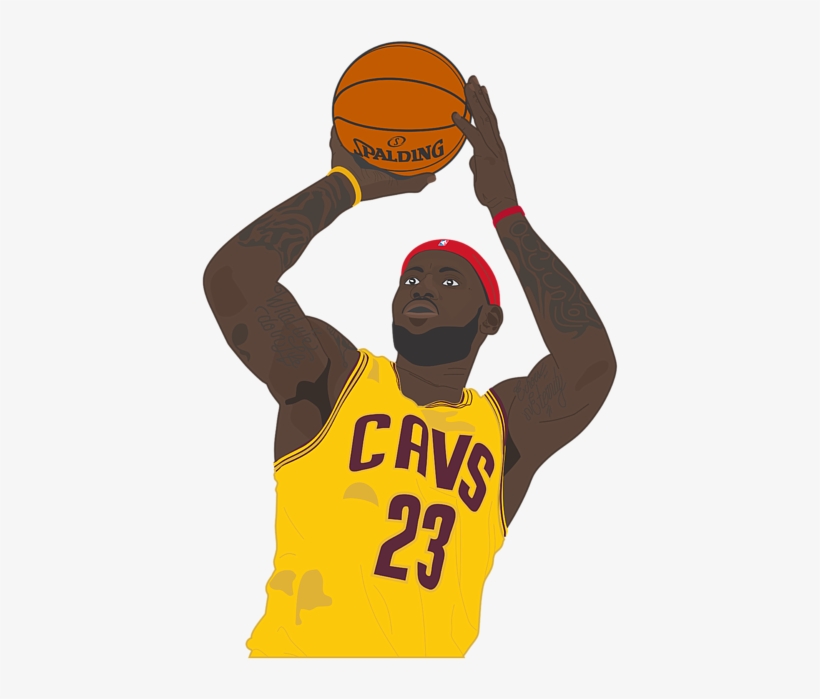 Click And Drag To Re-position The Image, If Desired - Lebron James, transparent png download